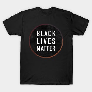 Black Lives Matter circle sticker T-Shirt